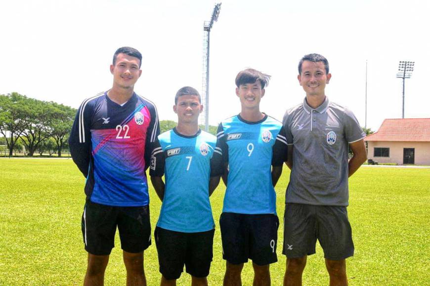 Seang Chantha and two other Baptist youths get a chance to practice at the Japanese league