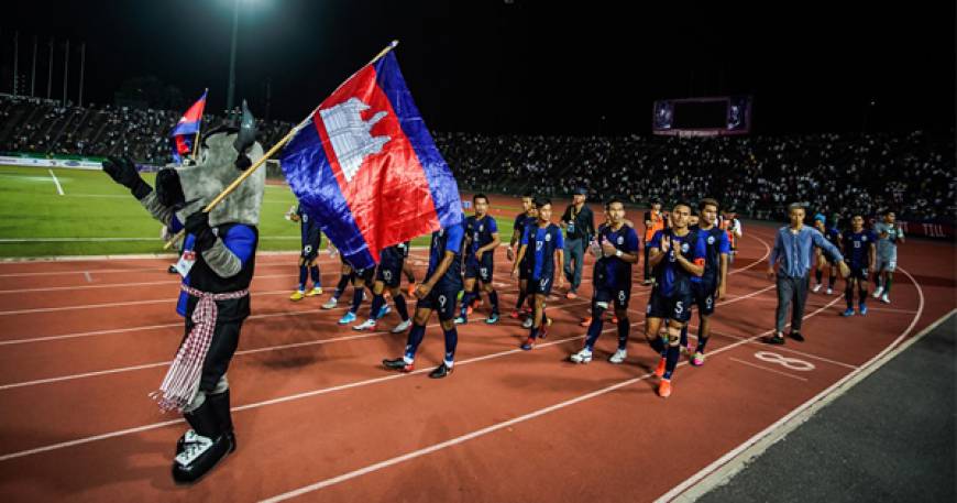 Cambodia lost to Bahrain 1-0 yesterday but Indonesia were numb with a Thai foot